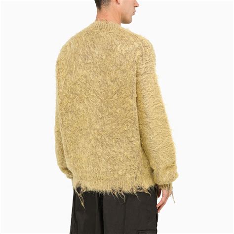 Yellow mohair sweater 